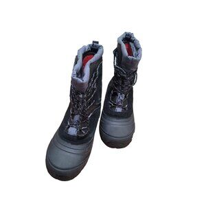 The North Face Mens Waterproof Winter Boots Size 7 Black Insulated Snow Footwear